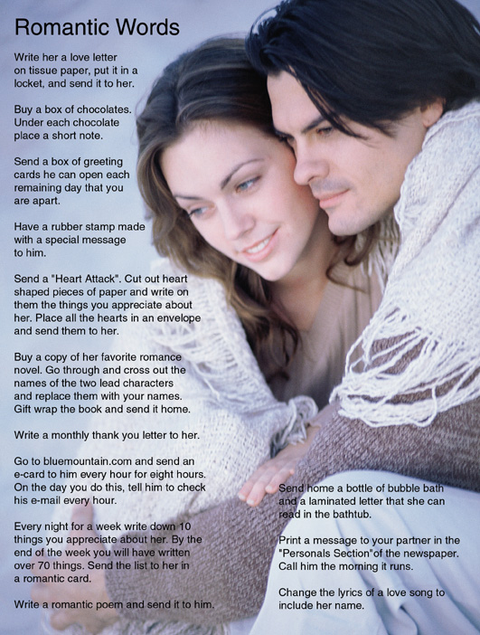 Sample Pages From Long Distance Couples Book